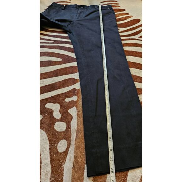 Versace Collection Mens Straight Leg Dress Pants Black EUR 50 Made In Italy 2a - Picture 8 of 8